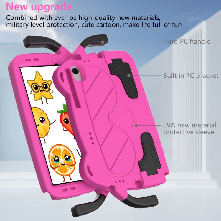 For Sumsung Galaxy Tab A8 10.5 2021 Ice Baby EVA Shockproof Hard PC Tablet Case(Rose Red+Black) - Other Galaxy Tab PC by buy2fix | Online Shopping UK | buy2fix