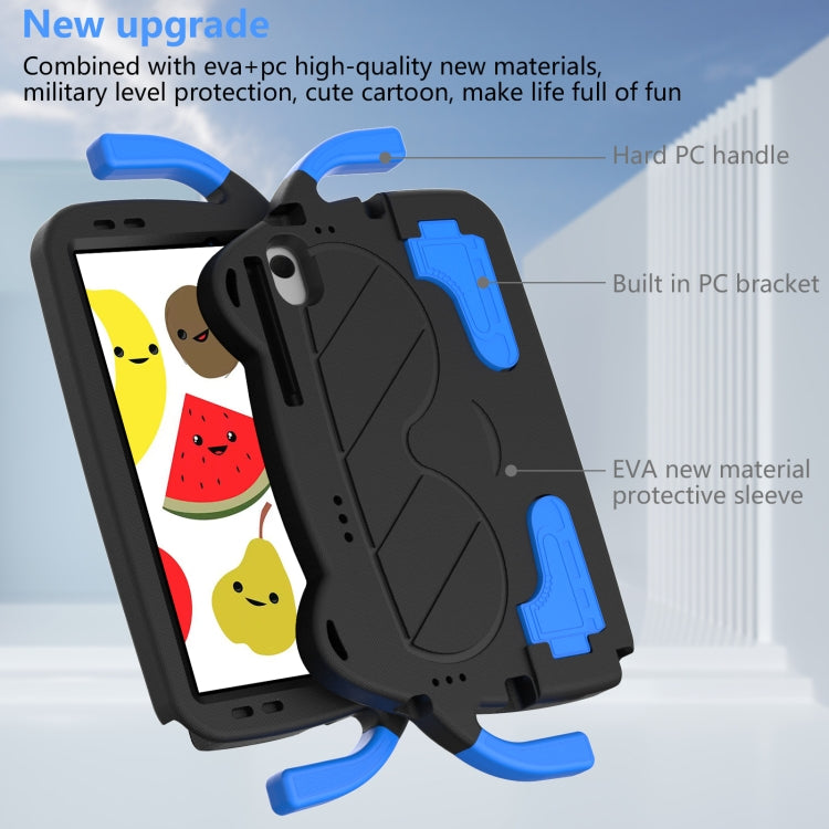 For Samsung Galaxy S6 10.5 2019 Ice Baby EVA Shockproof Hard PC Tablet Case(Black+Blue) - Other Galaxy Tab PC by buy2fix | Online Shopping UK | buy2fix