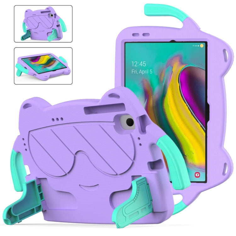 For Samsung Galaxy S5e 10.5 2019 Ice Baby EVA Shockproof Hard PC Tablet Case(Light Purple+Mint Green) - Other Galaxy Tab PC by buy2fix | Online Shopping UK | buy2fix