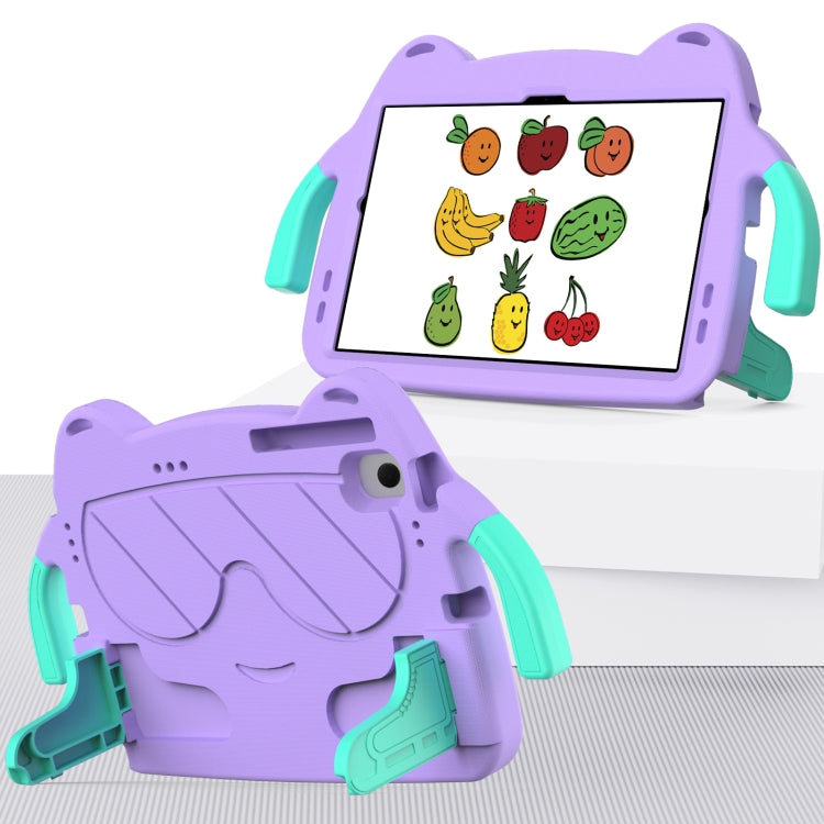 For Samsung Galaxy S5e 10.5 2019 Ice Baby EVA Shockproof Hard PC Tablet Case(Light Purple+Mint Green) - Other Galaxy Tab PC by buy2fix | Online Shopping UK | buy2fix