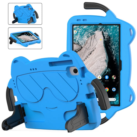For Nokia T20 10.36 2021 Ice Baby EVA Shockproof Hard PC Tablet Case(Sky Blue+Black) - Nokia by buy2fix | Online Shopping UK | buy2fix