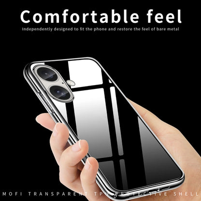 For iPhone 16 Plus MOFI Ming Series Ultra-thin TPU Phone Case(Transparent) - iPhone 16 Plus Cases by MOFI | Online Shopping UK | buy2fix