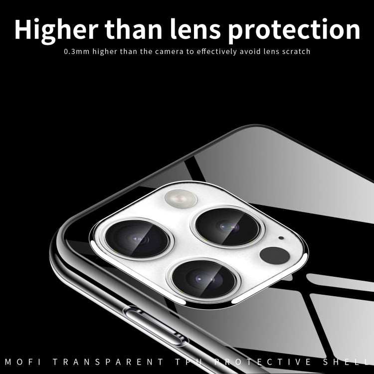 For iPhone 16 Pro MOFI Ming Series Ultra-thin TPU Phone Case(Transparent) - More iPhone Cases by MOFI | Online Shopping UK | buy2fix