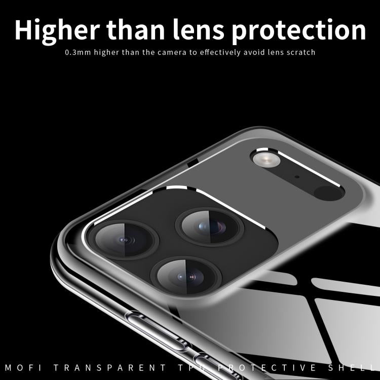 For iPhone 17 Pro MOFI Ming Series Ultra-thin TPU Phone Case(Transparent) - iPhone 17 Pro Cases by MOFI | Online Shopping UK | buy2fix
