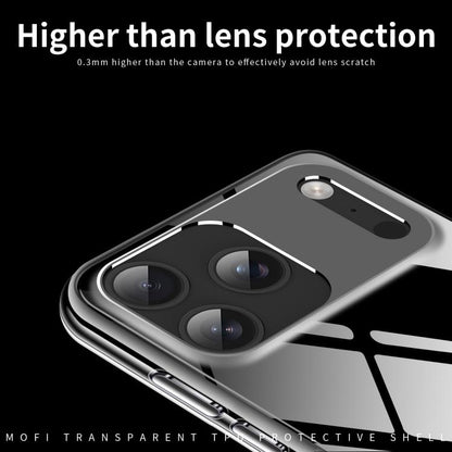 For iPhone 17 Pro Max MOFI Ming Series Ultra-thin TPU Phone Case(Transparent) - iPhone 17 Pro Max Cases by MOFI | Online Shopping UK | buy2fix