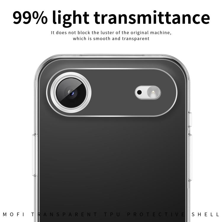 For iPhone 17 Air MOFI Ming Series Ultra-thin TPU Phone Case(Transparent) - iPhone 17 Air Cases by MOFI | Online Shopping UK | buy2fix