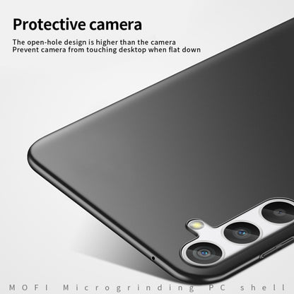 For Samsung Galaxy A24 4G MOFI Frosted PC Ultra-thin Hard Phone Case(Black) - Galaxy Phone Cases by MOFI | Online Shopping UK | buy2fix
