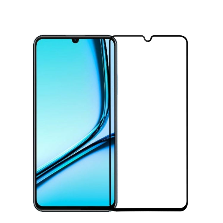 For Realme Note 50 PINWUYO 9H 2.5D Full Screen Tempered Glass Film(Black) by PINWUYO
