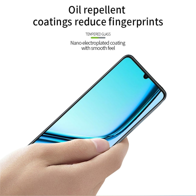 For Realme Note 50 PINWUYO 9H 2.5D Full Screen Tempered Glass Film(Black) by PINWUYO