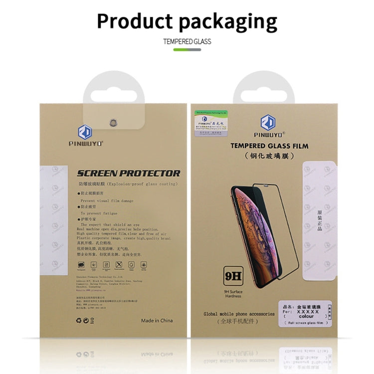 For Realme Note 50 PINWUYO 9H 2.5D Full Screen Tempered Glass Film(Black) by PINWUYO