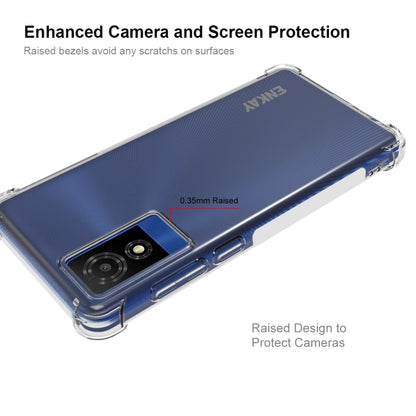 For TCL 501 4G ENKAY Hat-Prince Transparent TPU Shockproof Phone Case - TCL by ENKAY | Online Shopping UK | buy2fix