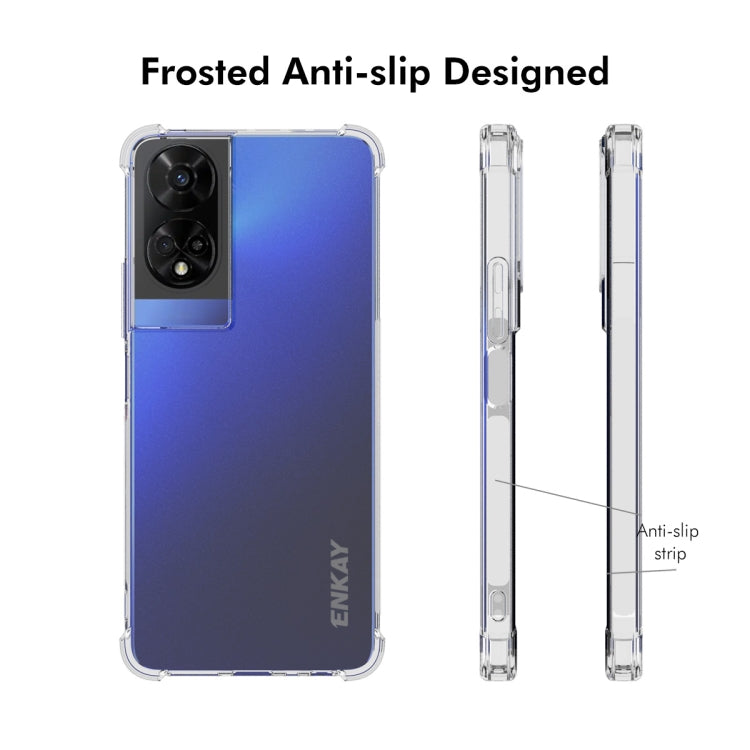 For TCL 50 5G ENKAY Hat-Prince Transparent TPU Shockproof Phone Case - More Brand by ENKAY | Online Shopping UK | buy2fix