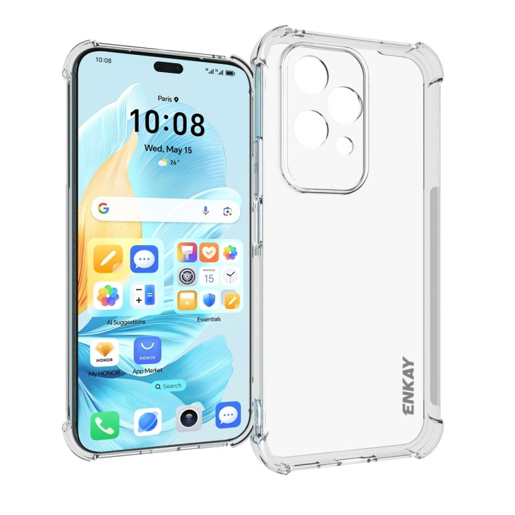 For Honor 200 Lite Global ENKAY Hat-Prince Transparent TPU Shockproof Phone Case - Honor Cases by ENKAY | Online Shopping UK | buy2fix