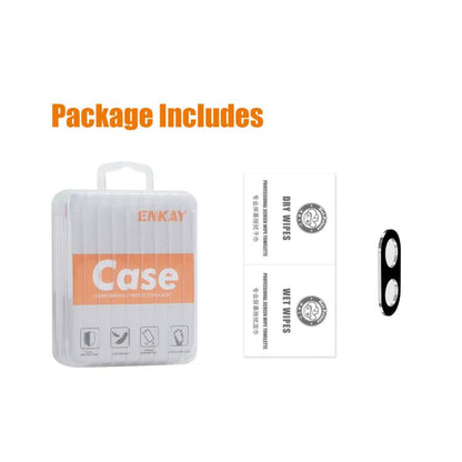 For Samsung Galaxy Z Flip7 ENKAY Hat-Prince 9H Rear Camera Lens Tempered Glass Film(Black) - Galaxy Z Flip7 5G Tempered Glass by ENKAY | Online Shopping UK | buy2fix