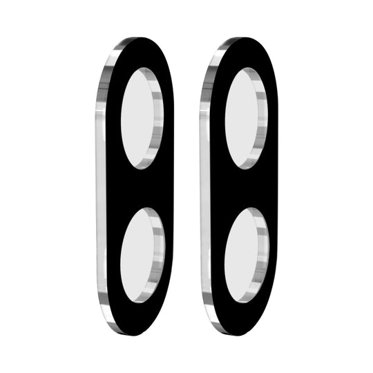 For Samsung Galaxy Z Flip6 2pcs ENKAY Hat-Prince 9H Rear Camera Lens Tempered Glass Film(Black)
