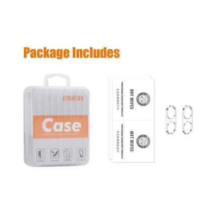 For Samsung Galaxy Z Flip7 2pcs ENKAY Hat-Prince 9H Rear Camera Lens Tempered Glass Film(Transparent) - Galaxy Z Flip7 5G Tempered Glass by ENKAY | Online Shopping UK | buy2fix