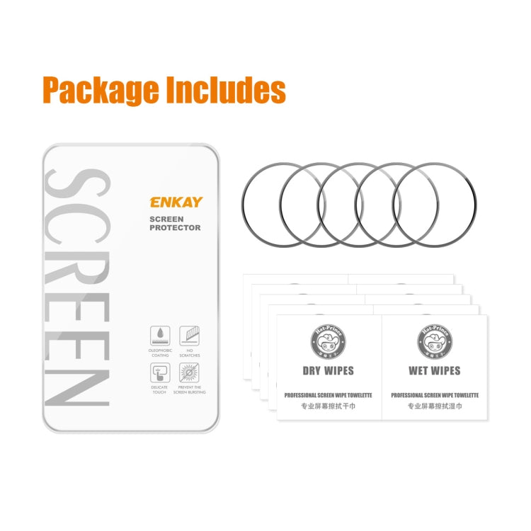 For Xiaomi Watch S4 5pcs ENKAY ENKAY 3D Full Coverage Soft PC Edge PMMA HD Screen Film - Screen Protector by ENKAY | Online Shopping UK | buy2fix