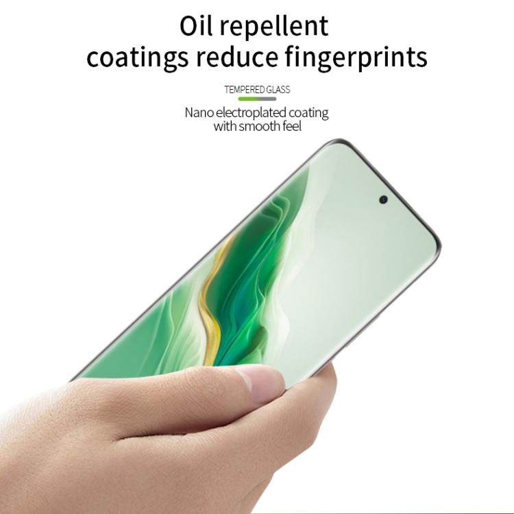 For Honor Magic6 Pro PINWUYO 9H 3D Hot Bending Tempered Glass Film(Black) by PINWUYO