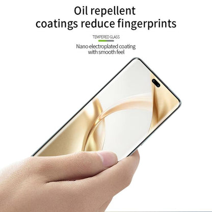For Honor 200 PINWUYO 9H 3D Hot Bending Tempered Glass Film(Black) by PINWUYO