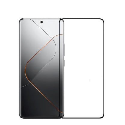 For Xiaomi 14 Pro PINWUYO 9H 3D Hot Bending Tempered Glass Film(Black) by PINWUYO
