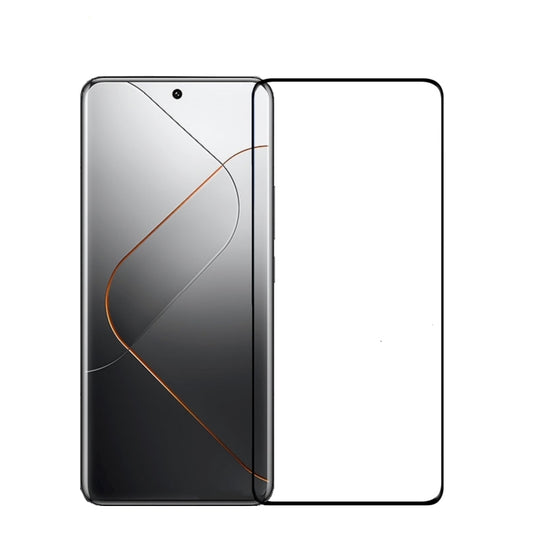 For Xiaomi 14 Pro PINWUYO 9H 3D Hot Bending Tempered Glass Film(Black) by PINWUYO