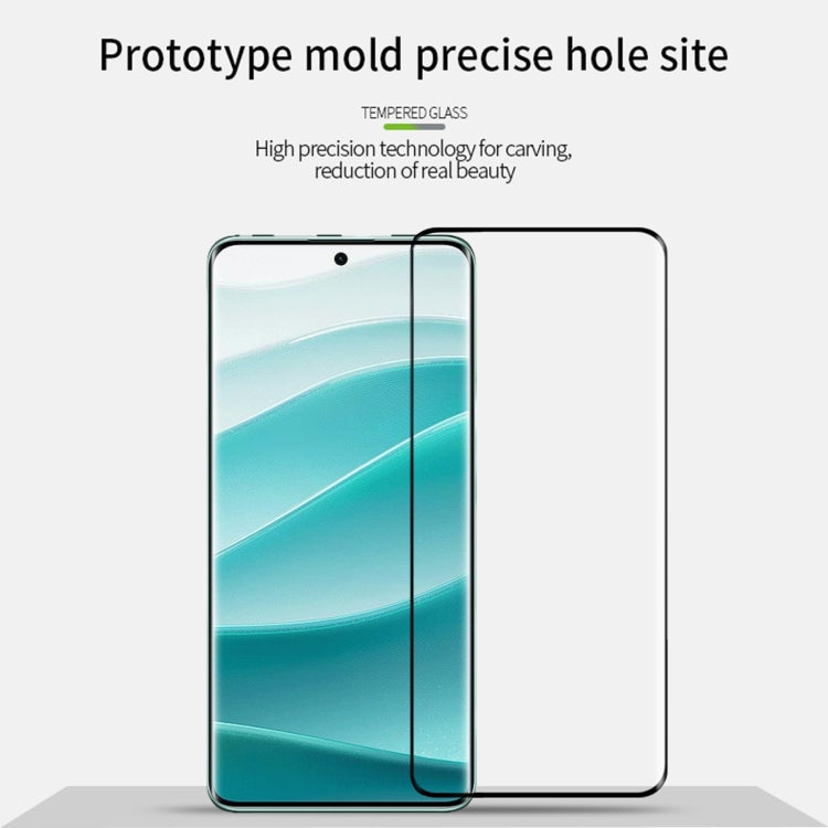 For Redmi Note 14 Pro 5G /14 Pro+ 5G PINWUYO 9H 3D Hot Bending Tempered Glass Film(Black) by PINWUYO