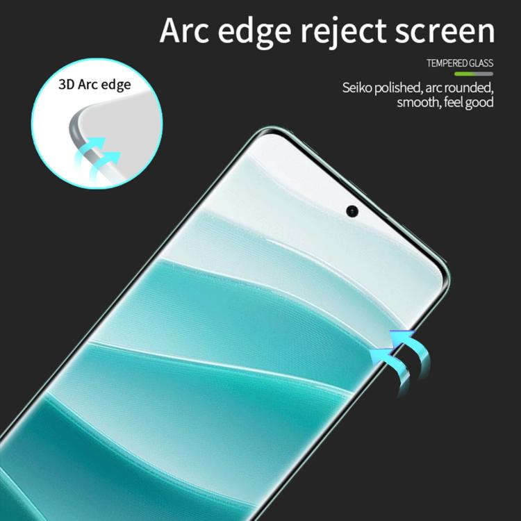 For Redmi Note 14 Pro 5G /14 Pro+ 5G PINWUYO 9H 3D Hot Bending Tempered Glass Film(Black) by PINWUYO