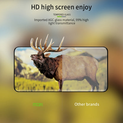 For Honor Magic6 MOFI 9H 3D Hot Bending Tempered Glass Film(Black) - Honor Tempered Glass by MOFI | Online Shopping UK | buy2fix