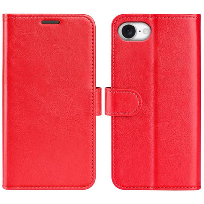 For iPhone 16e R64 Texture Horizontal Flip Leather Phone Case(Red) - iPhone 16e Cases by buy2fix | Online Shopping UK | buy2fix
