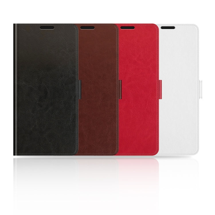 For iPhone 16e R64 Texture Horizontal Flip Leather Phone Case(Brown) - iPhone 16e Cases by buy2fix | Online Shopping UK | buy2fix