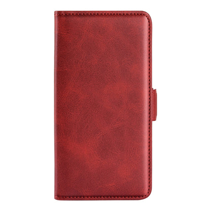 For iPhone 16 Dual-side Magnetic Buckle Horizontal Flip Leather Phone Case(Red) by buy2fix