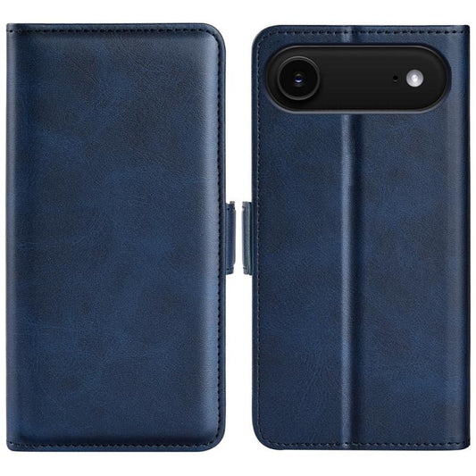 For iPhone Air Dual-side Magnetic Buckle Horizontal Flip Leather Phone Case(Dark Blue) - iPhone Air Cases by buy2fix | Online Shopping UK | buy2fix