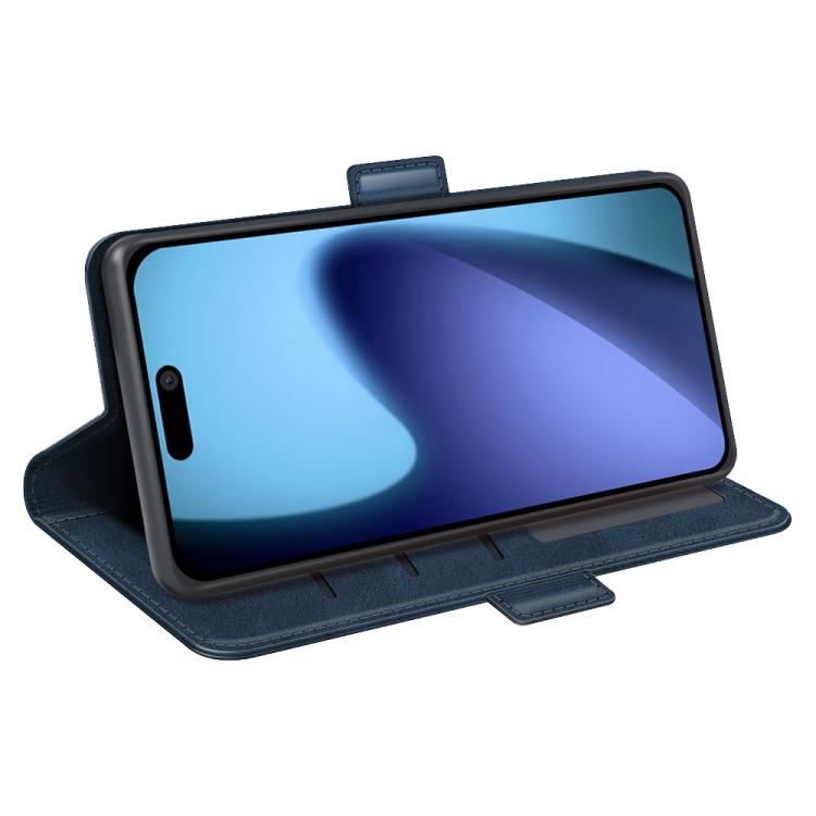 For iPhone Air Dual-side Magnetic Buckle Horizontal Flip Leather Phone Case(Dark Blue) - iPhone Air Cases by buy2fix | Online Shopping UK | buy2fix