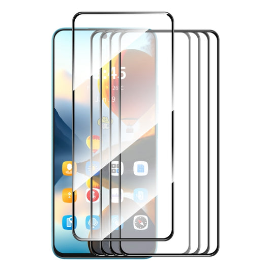 For Redmi K70 Ultra 5pcs ENKAY Hat-Prince Full Glue High Aluminum-silicon Tempered Glass Film -  by ENKAY | Online Shopping UK | buy2fix