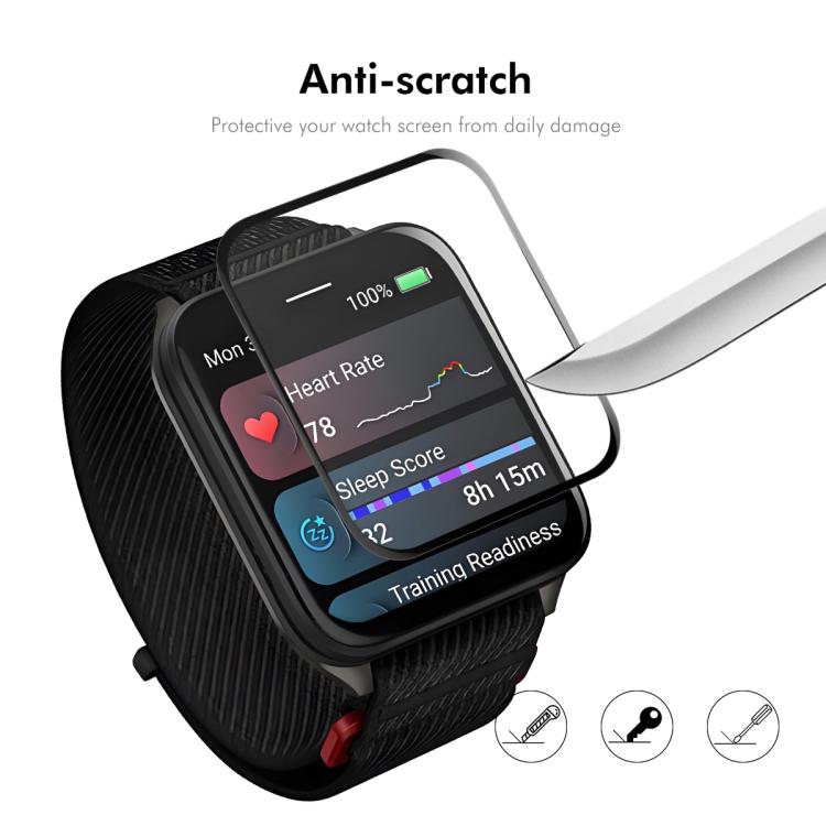 For Garmin Venu X1 10pcs ENKAY 3D Full Coverage Soft PC Edge PMMA HD Screen Protector Film - Screen Protector by ENKAY | Online Shopping UK | buy2fix