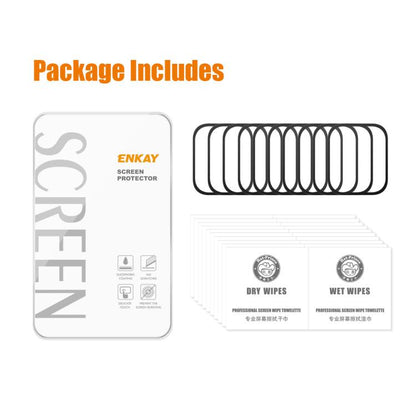 For Garmin Venu X1 10pcs ENKAY 3D Full Coverage Soft PC Edge PMMA HD Screen Protector Film - Screen Protector by ENKAY | Online Shopping UK | buy2fix