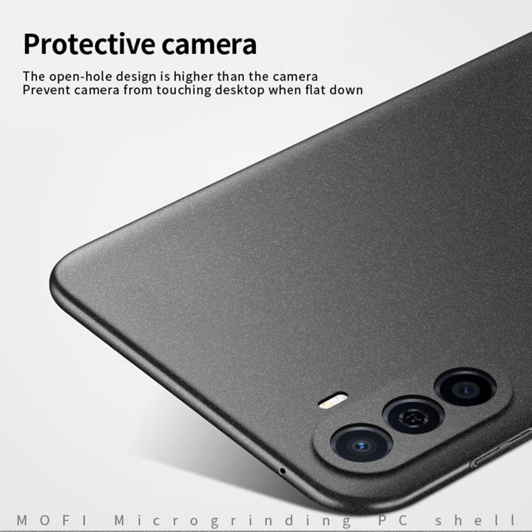 For Huawei Enjoy 50 / nova Y70 Plus MOFI Fandun Series Frosted PC Ultra-thin All-inclusive Phone Case(Blue) - Huawei Cases by MOFI | Online Shopping UK | buy2fix