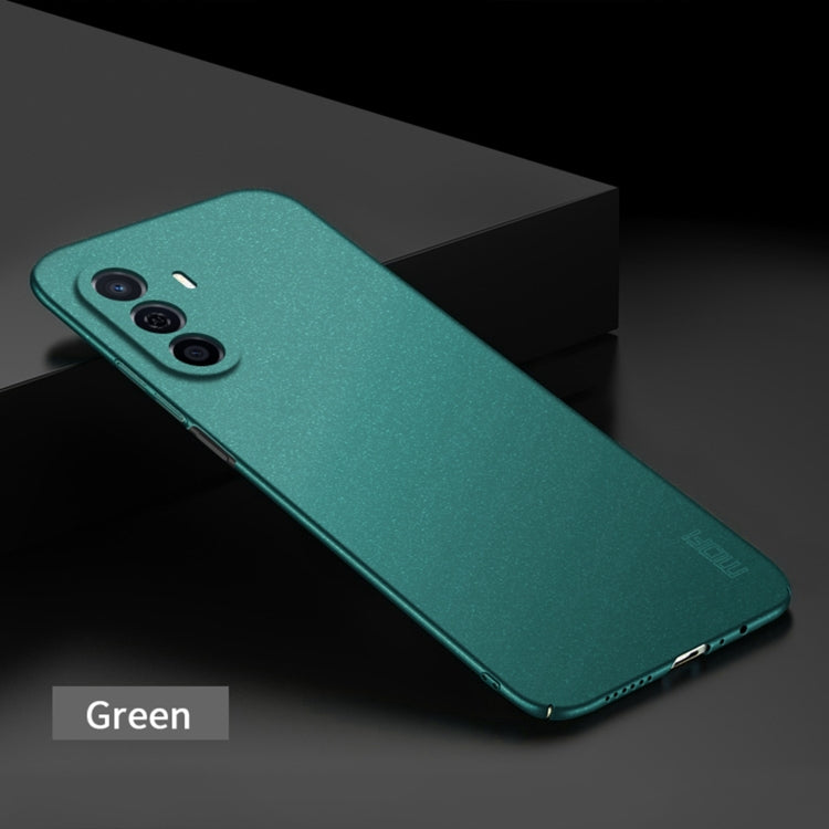 For Huawei Enjoy 50 / nova Y70 Plus MOFI Fandun Series Frosted PC Ultra-thin All-inclusive Phone Case(Green) - Huawei Cases by MOFI | Online Shopping UK | buy2fix