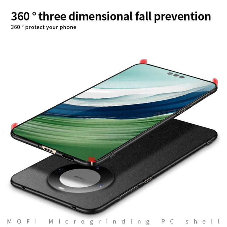 For Huawei Mate 60 Pro MOFI Fandun Series Frosted PC Ultra-thin All-inclusive Phone Case(Black) - Huawei Cases by MOFI | Online Shopping UK | buy2fix