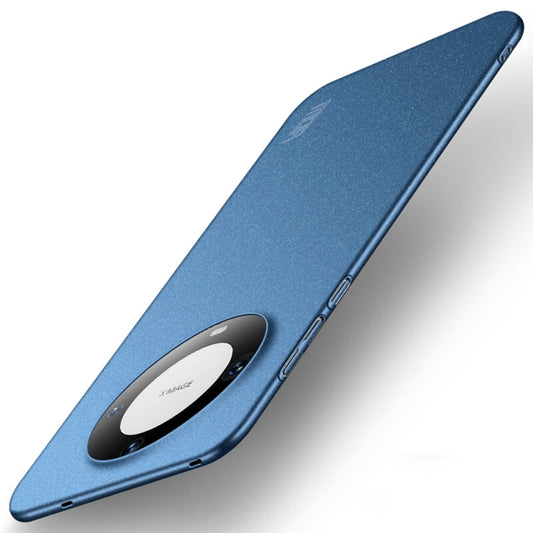 For Huawei Mate 60 Pro MOFI Fandun Series Frosted PC Ultra-thin All-inclusive Phone Case(Blue) - Huawei Cases by MOFI | Online Shopping UK | buy2fix