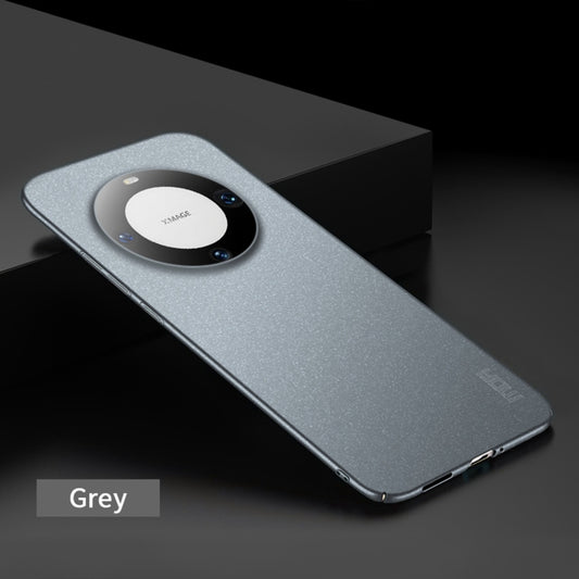For Huawei Mate 60 Pro MOFI Fandun Series Frosted PC Ultra-thin All-inclusive Phone Case(Gray) by MOFI