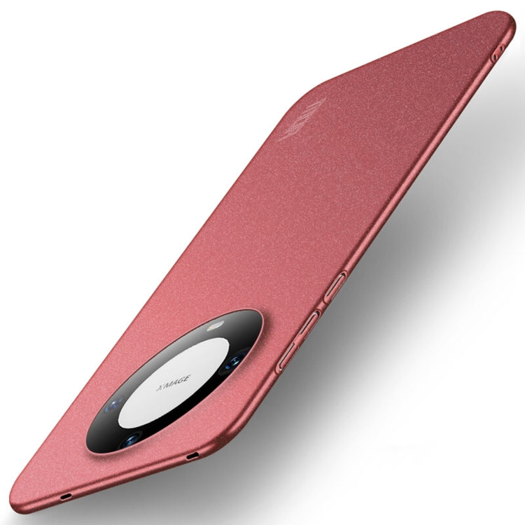 For Huawei Mate 60 Pro MOFI Fandun Series Frosted PC Ultra-thin All-inclusive Phone Case(Red) - Huawei Cases by MOFI | Online Shopping UK | buy2fix