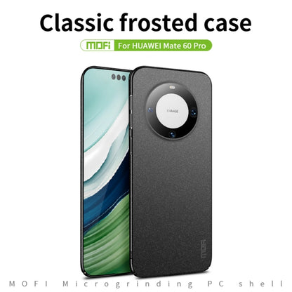 For Huawei Mate 60 Pro MOFI Fandun Series Frosted PC Ultra-thin All-inclusive Phone Case(Red) - Huawei Cases by MOFI | Online Shopping UK | buy2fix