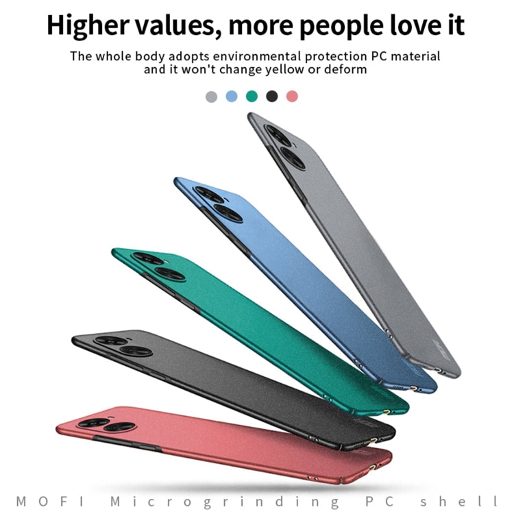 For Huawei Nova 11 SE MOFI Fandun Series Frosted PC Ultra-thin All-inclusive Phone Case(Blue) - Huawei Cases by MOFI | Online Shopping UK | buy2fix