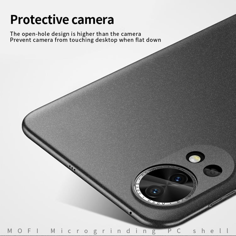 For Huawei nova 12 Pro / 12 Ultra MOFI Fandun Series Frosted PC Ultra-thin All-inclusive Phone Case(Black) - Huawei Cases by MOFI | Online Shopping UK | buy2fix