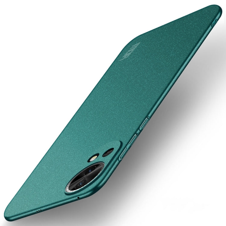 For Huawei nova 12 Pro / 12 Ultra MOFI Fandun Series Frosted PC Ultra-thin All-inclusive Phone Case(Green) - Huawei Cases by MOFI | Online Shopping UK | buy2fix