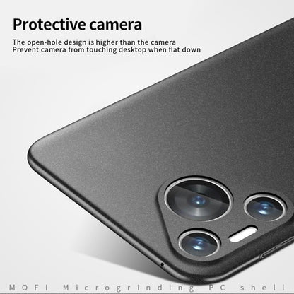 For Huawei P70 MOFI Fandun Series Frosted PC Ultra-thin All-inclusive Phone Case(Black) - Huawei Cases by MOFI | Online Shopping UK | buy2fix