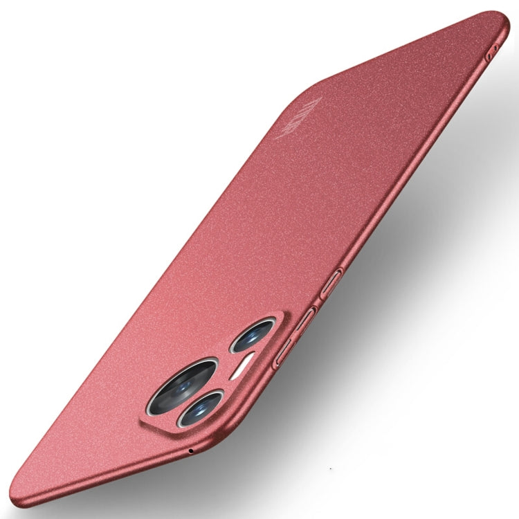 For Huawei P70 MOFI Fandun Series Frosted PC Ultra-thin All-inclusive Phone Case(Red) - Huawei Cases by MOFI | Online Shopping UK | buy2fix