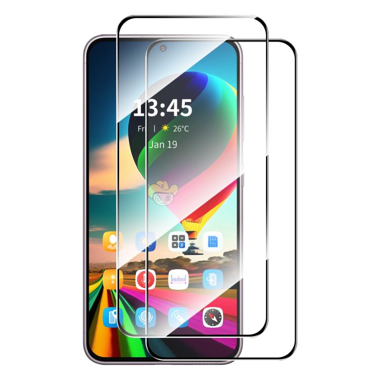 For Motorola Moto G 5G 2025 2pcs ENKAY Full Glue High Aluminum-silicon Tempered Glass Film - Motorola Tempered Glass by ENKAY | Online Shopping UK | buy2fix