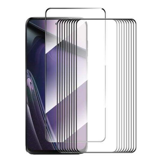 For Motorola Moto G Stylus 2023 10pcs ENKAY Full Glue High Aluminum-silicon Tempered Glass Film